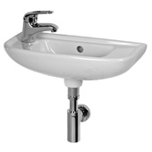 Раковина-мини Olymp 50х23см, подвесная, с отверстием д/смесителя, бел. JIKA